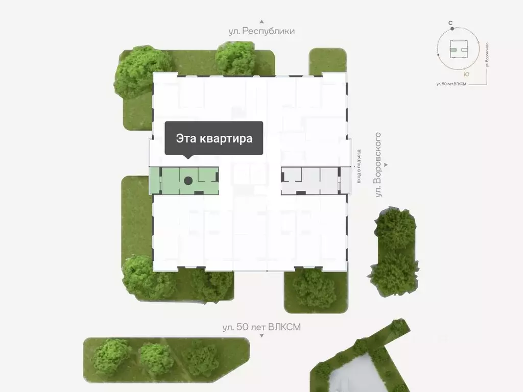 1-к кв. Тюменская область, Тюмень ул. Республики, 204к20 (25.35 м) - Фото 2