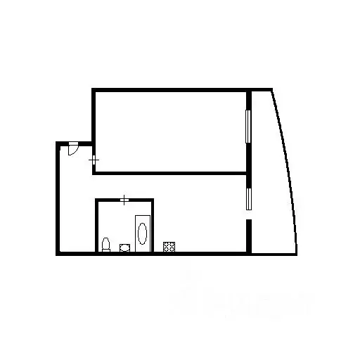 1-к кв. Новосибирская область, Новосибирск ул. Михаила Кулагина, 31 ... - Фото 2