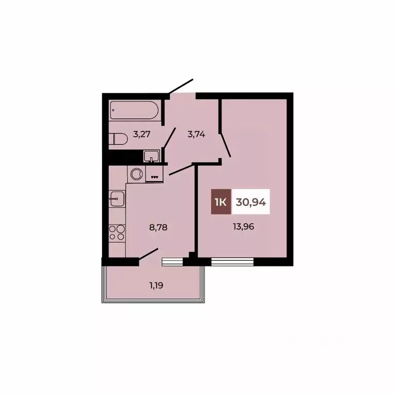 1-к кв. Ростовская область, Аксайский район, Щепкинское с/пос, пос. ... - Фото 1