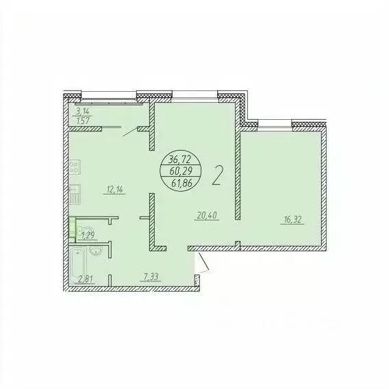 2-к кв. Сахалинская область, Анивский городской округ, с. Новотроицкое ... - Фото 0