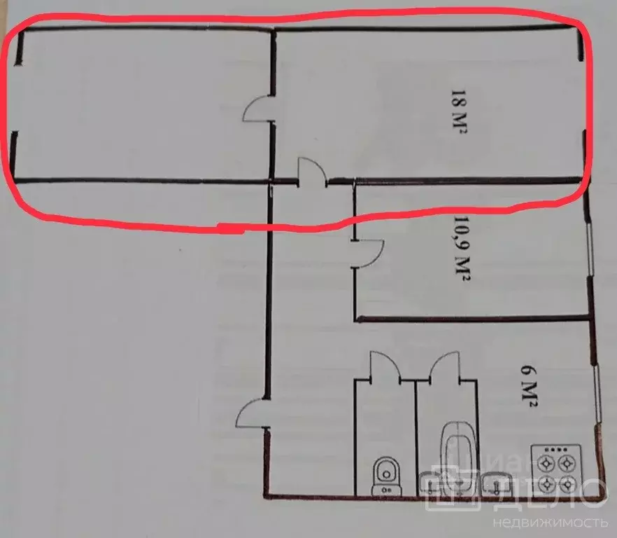 Комната Рязанская область, Клепиковский район, Болоньское с/пос, пос. ... - Фото 1