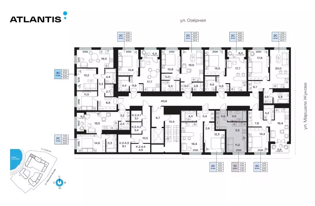 1-к кв. Башкортостан, Уфа Сипайлово жилрайон, Атлантис жилой комплекс ... - Фото 2