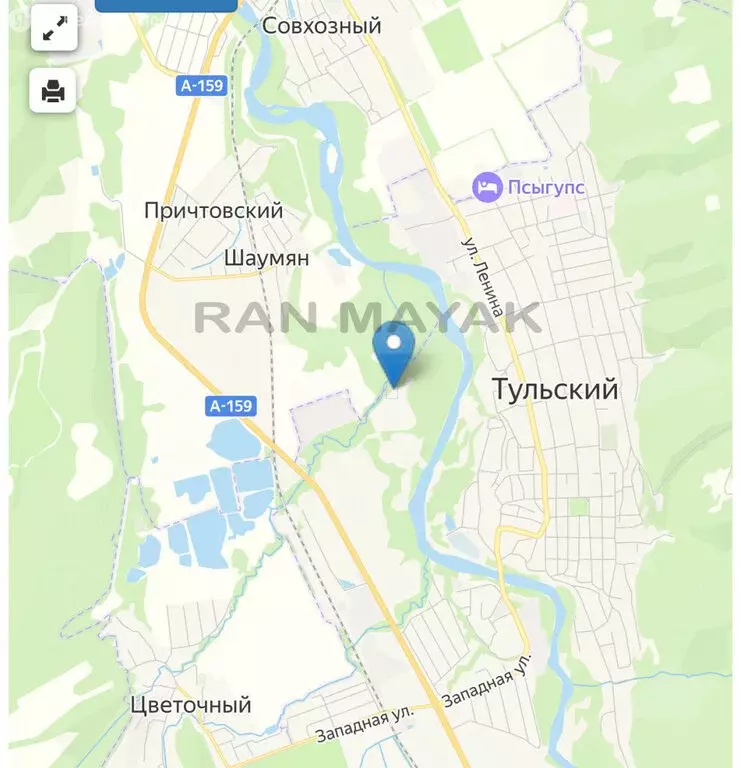 Участок в посёлок Тульский, СТ Русь, Зелёная улица (13 м) - Фото 1