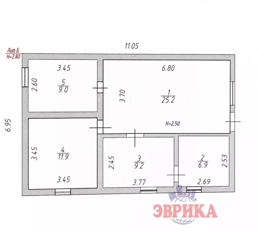Дом в Краснодарский край, Крымск Комсомольская ул. (67 м) - Фото 2