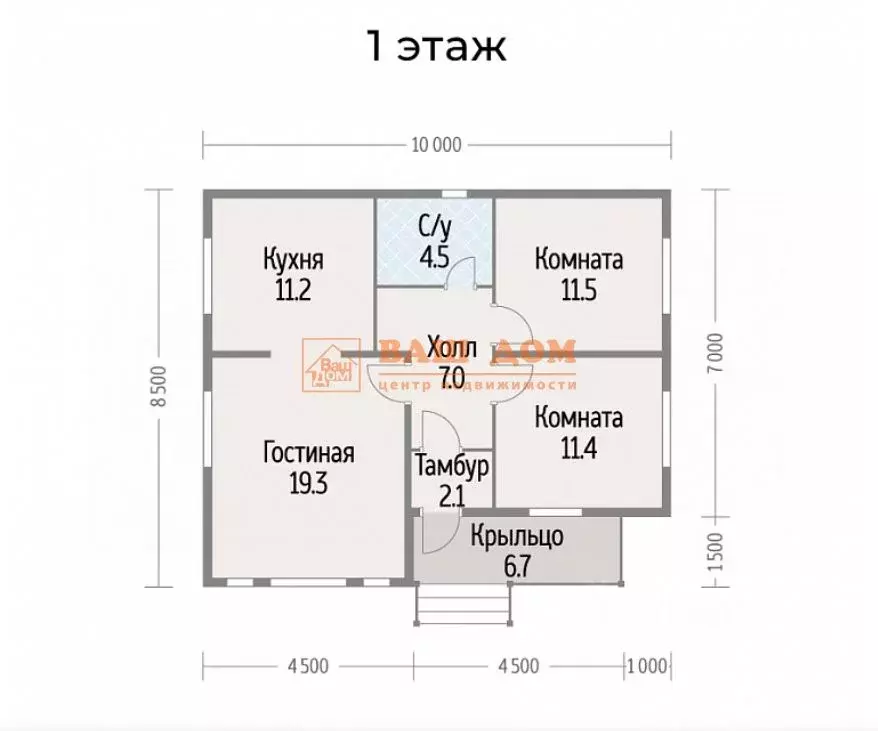 Дом в Тульская область, Тула городской округ, д. Ямны  (75 м) - Фото 2