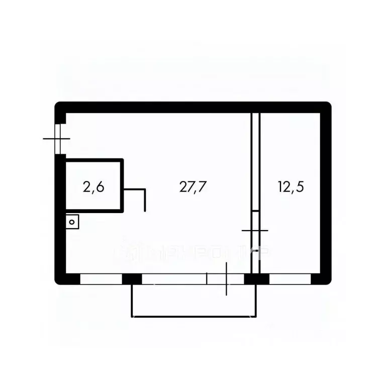 2-к кв. Новосибирская область, Новосибирск ул. Римского-Корсакова, 12 ... - Фото 1