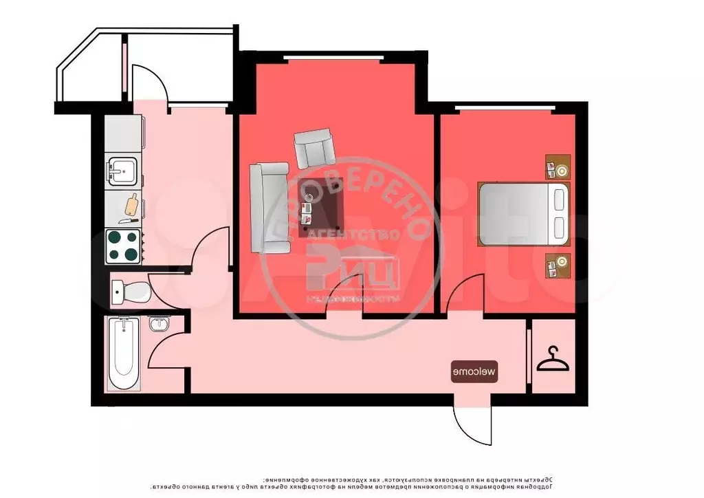 2-к. квартира, 60 м, 3/5 эт. - Фото 0