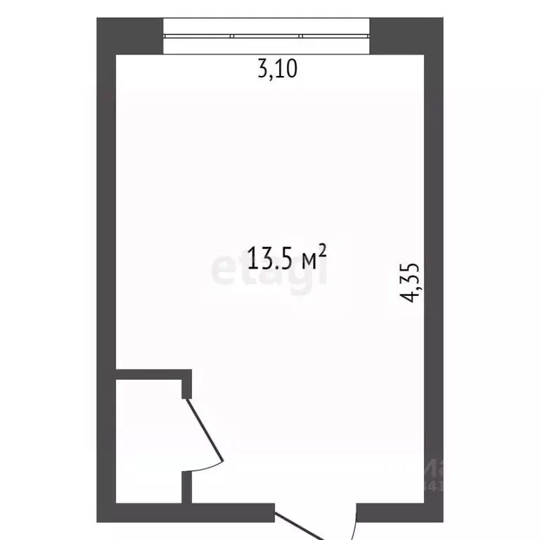 Комната Брянская область, Брянск Ново-Советская ул., 71 (13.4 м) - Фото 1