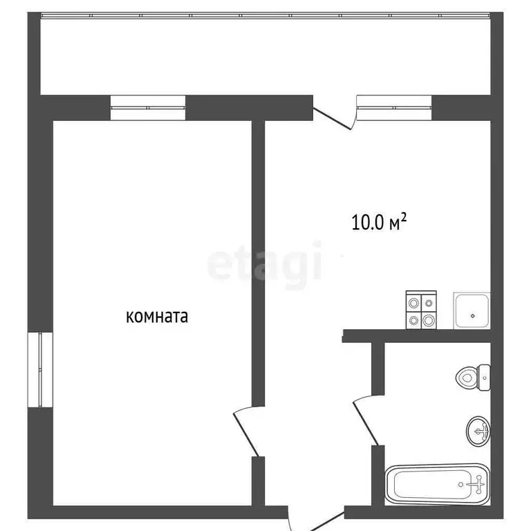 Квартира, 1 комната, 36 м - Фото 0