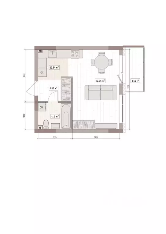 Студия Кемеровская область, Кемерово Уютный Квартал жилой комплекс ... - Фото 1