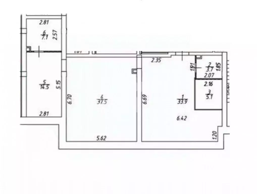 2-к кв. Москва д. Марьино, ул. Жемчужная, 1к1 (101.8 м) - Фото 2