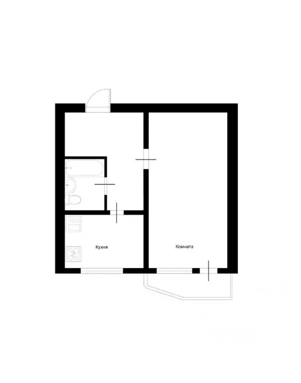 1-к кв. Москва ул. Скульптора Мухиной, 10 (37.7 м) - Фото 2