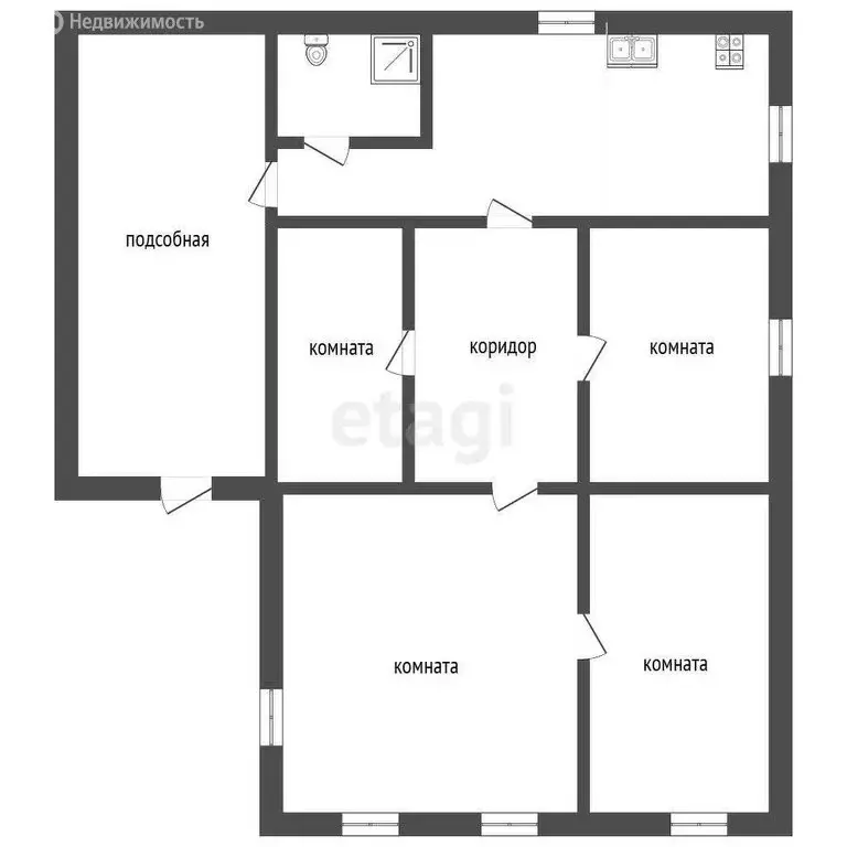 Дом в Балашов, улица Белозерцева (60.6 м) - Фото 1
