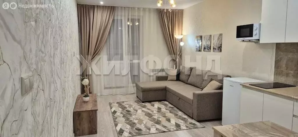 Квартира-студия: Новосибирск, улица Забалуева, 98 (28.6 м) - Фото 1