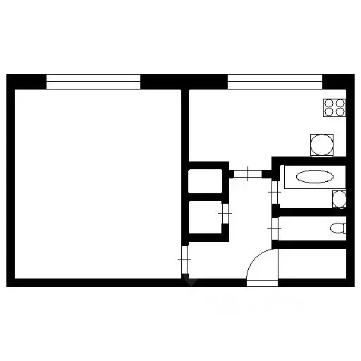 1-к кв. Санкт-Петербург ул. Симонова, 12/9 (36.0 м) - Фото 1