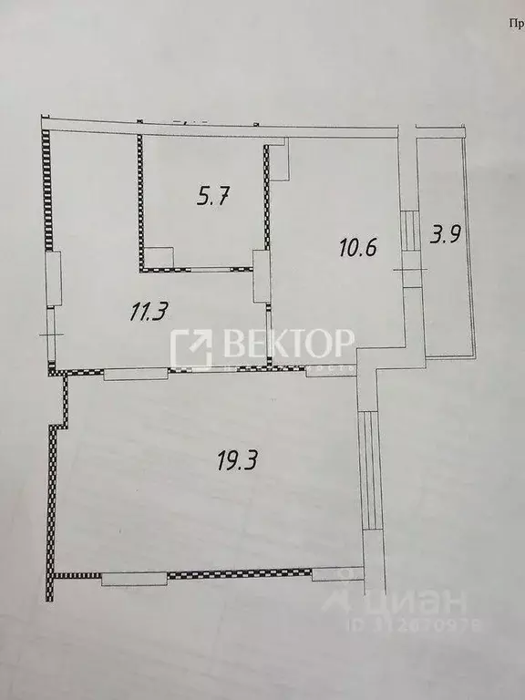 1-к кв. Ивановская область, Иваново Дюковская ул., 27А (50.8 м) - Фото 0