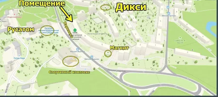 Помещение свободного назначения в Ленинградская область, Сосновый Бор ... - Фото 2