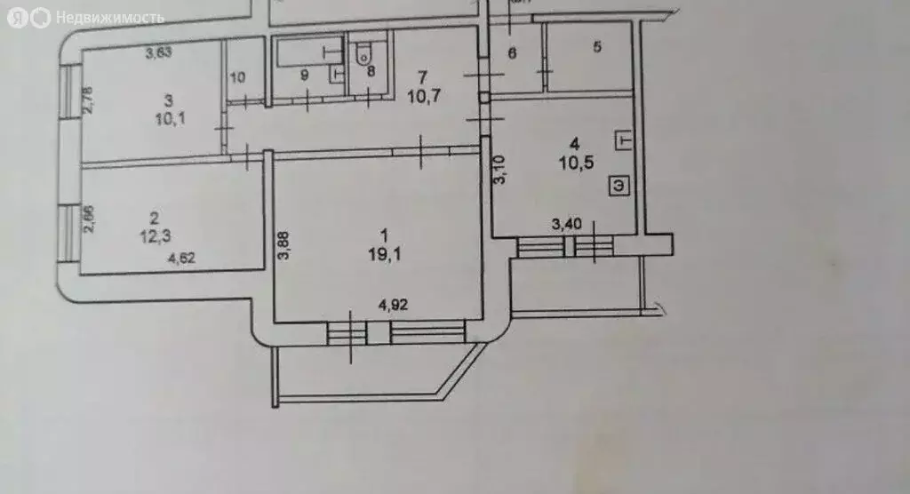 3-комнатная квартира: Петрозаводск, улица Древлянка, 14к1 (77 м) - Фото 2