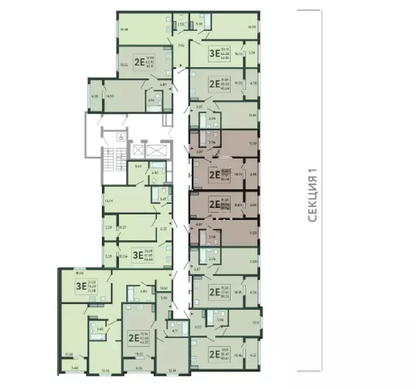 2-к кв. Воронежская область, с. Новая Усмань, Ольха мкр  (65.18 м) - Фото 2