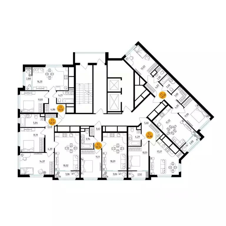 1-к кв. Рязанская область, Рязань ул. Земнухова (39.99 м) - Фото 1