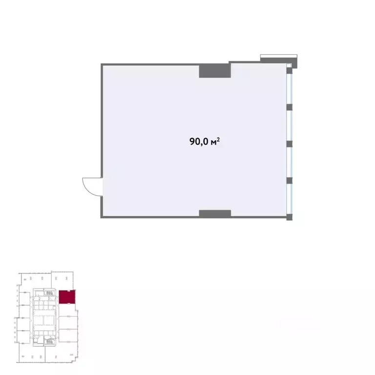Офис в Москва Кинематографический кв-л,  (90 м) - Фото 2