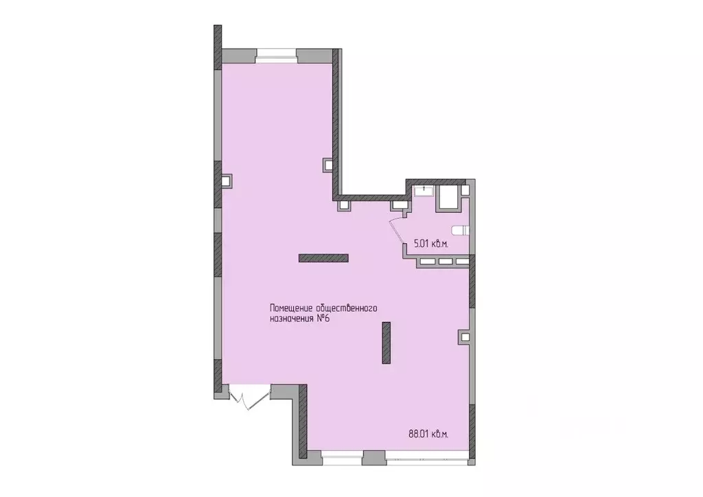 Помещение свободного назначения в Татарстан, Казань ул. Мансура ... - Фото 1