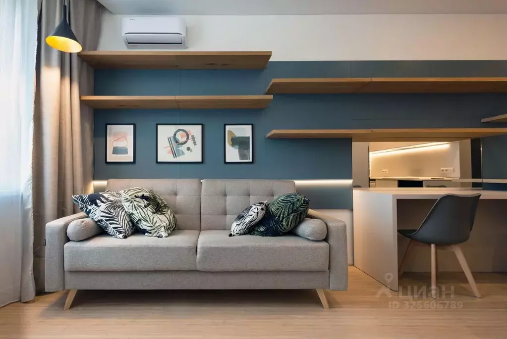 Студия Москва ул. Берзарина, 30Б (29.0 м) - Фото 1