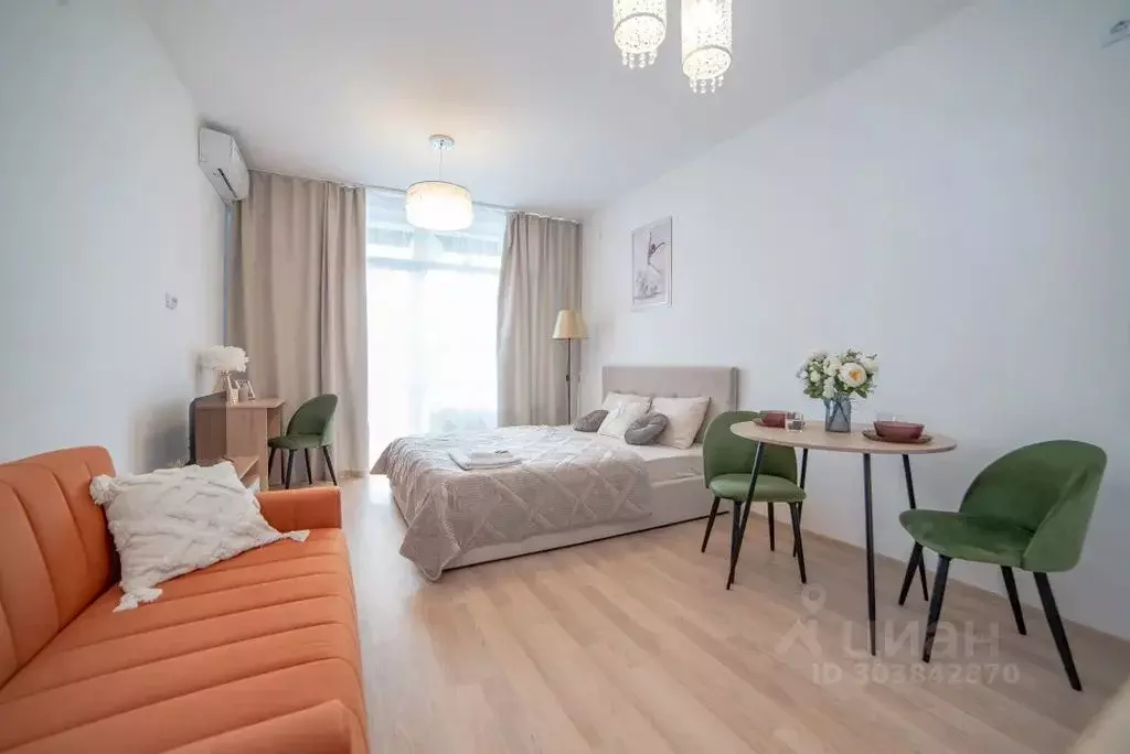 Студия Свердловская область, Екатеринбург ул. Репина, 77 (30.0 м) - Фото 1