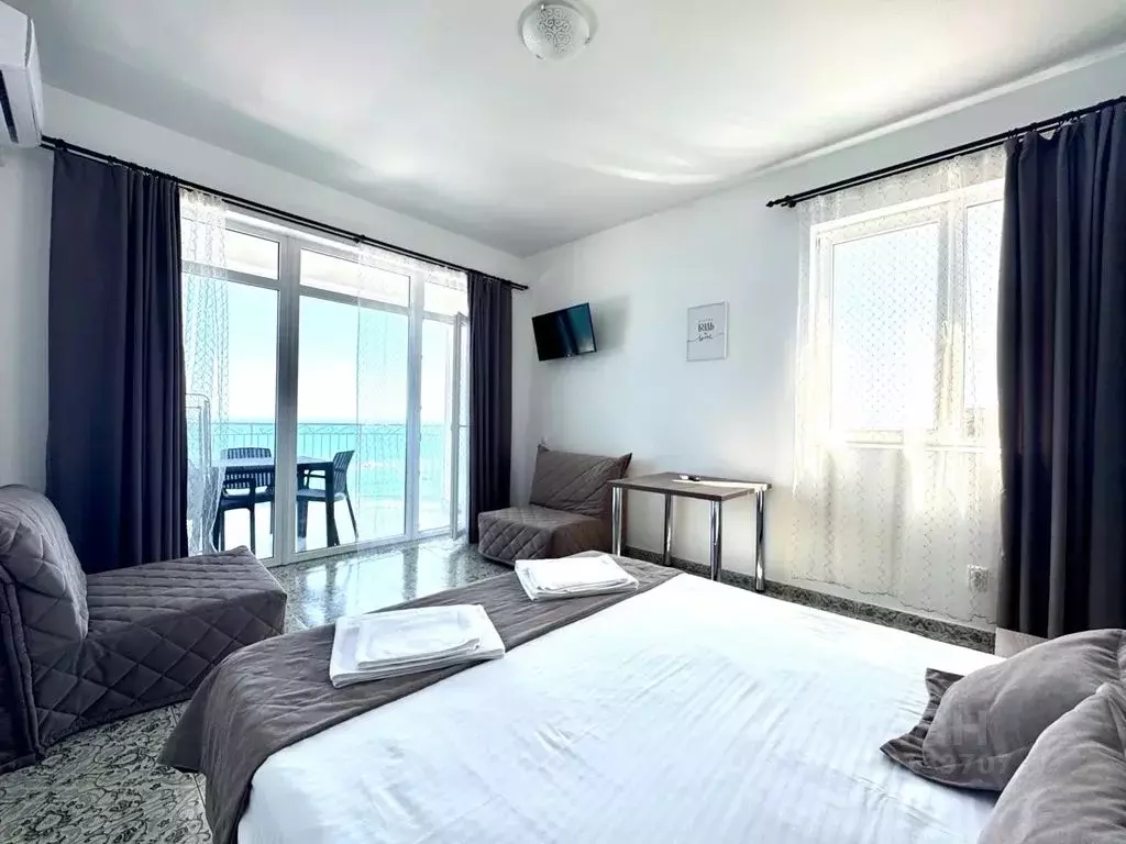 Студия Крым, Алушта муниципальный округ, пос. Утес ул. Гагариной, ... - Фото 1