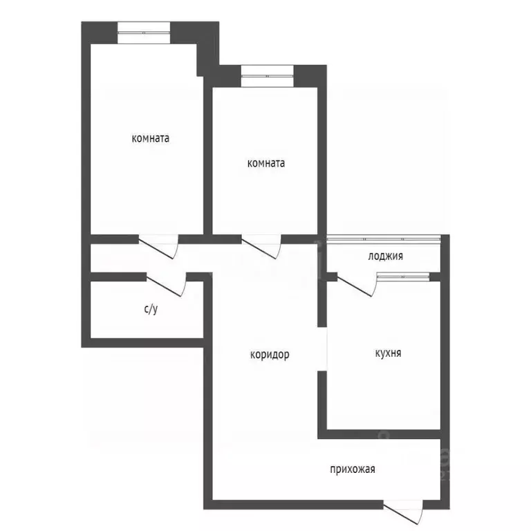 2-к кв. Курганская область, Курган Заозерный жилрайон, 1-й мкр, ул. ... - Фото 1