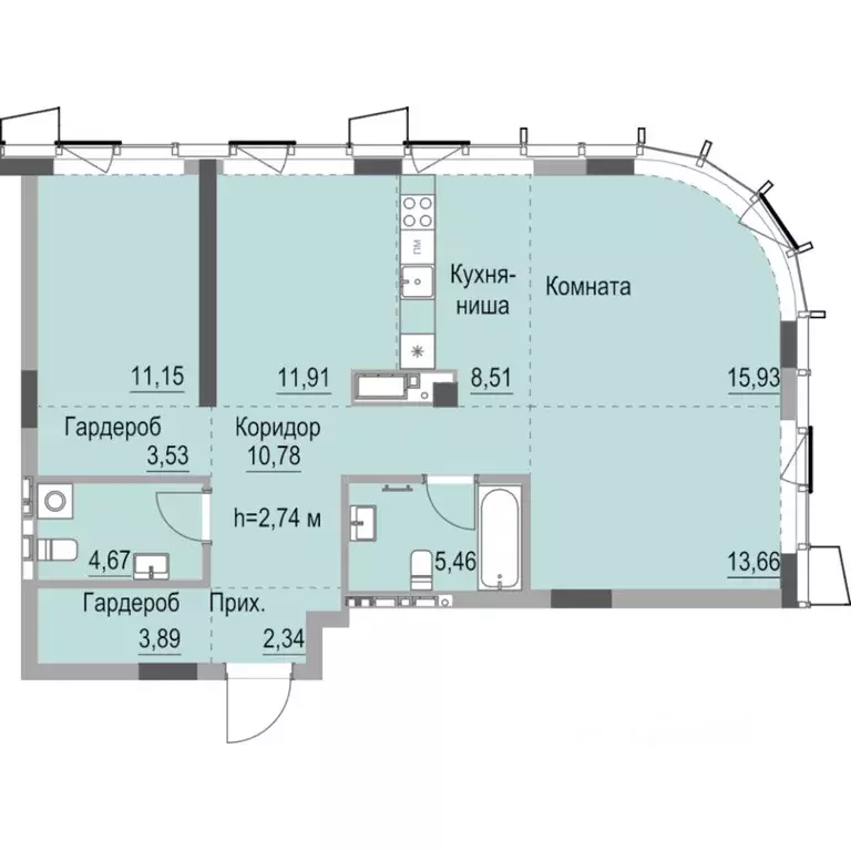 Студия Удмуртия, Ижевск ул. Лихвинцева, 17 (95.0 м) - Фото 1