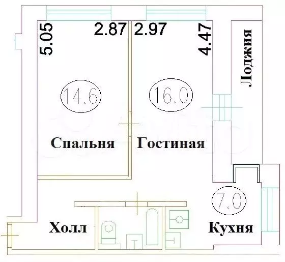 2-к. квартира, 50 м, 5/9 эт. - Фото 0