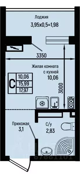 Студия Краснодарский край, Туапсинский муниципальный округ, с. Небуг ... - Фото 1