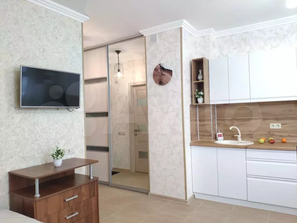 Квартира-студия, 28 м, 1/16 эт. - Фото 1