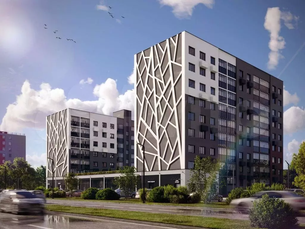 2-к. квартира, 64 м, 4/9 эт. - Фото 1