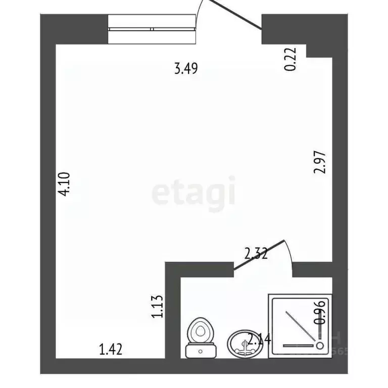 Студия Краснодарский край, Анапа муниципальный округ, пос. Пятихатки ... - Фото 2