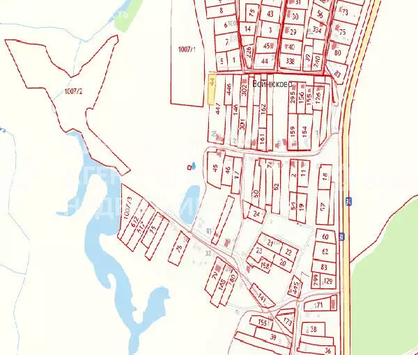 Участок в Рыбновский район, Баграмовское сельское поселение, деревня ... - Фото 0