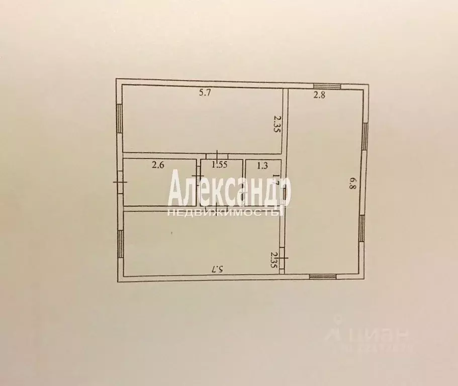 Коттедж в Ленинградская область, Волховский район, Вындиноостровское ... - Фото 2