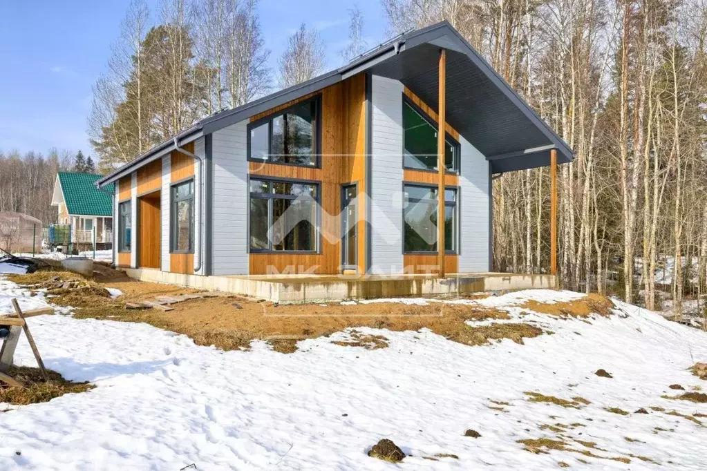 Дом в Ленинградская область, Приозерский район, пос. Сосново ул. ... - Фото 1