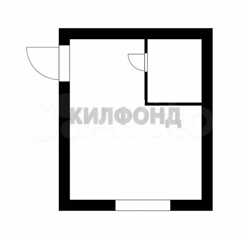 Квартира-студия, 21 м, 4/4 эт. - Фото 0