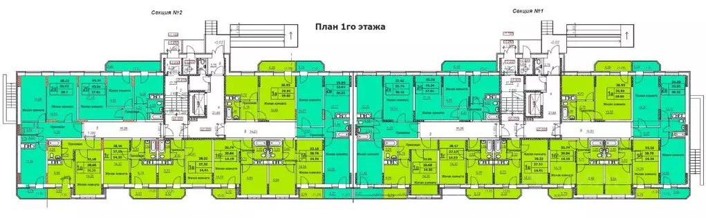 2-к кв. Московская область, Клин Майданово мкр, 2к4 (45.24 м) - Фото 1