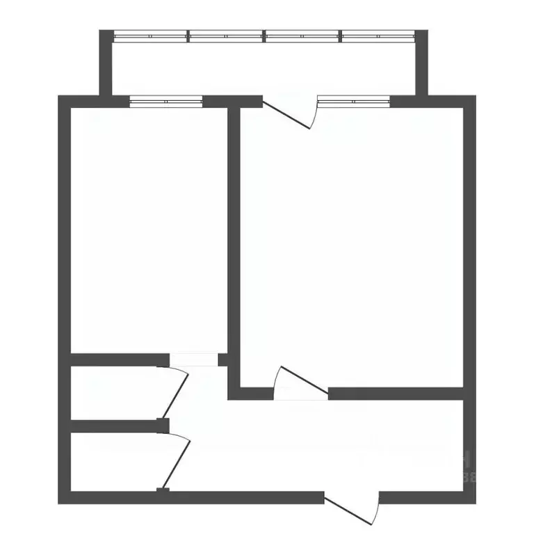 1-к кв. Амурская область, Благовещенск ул. Воронкова, 4/2 (34.2 м) - Фото 1