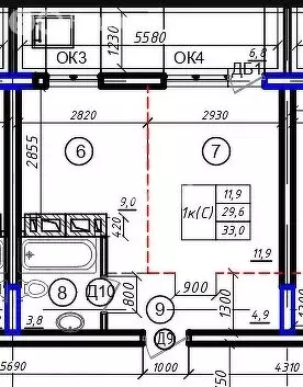 1-комнатная квартира: Горно-Алтайск, улица Осипенко, 26 (33 м) - Фото 0