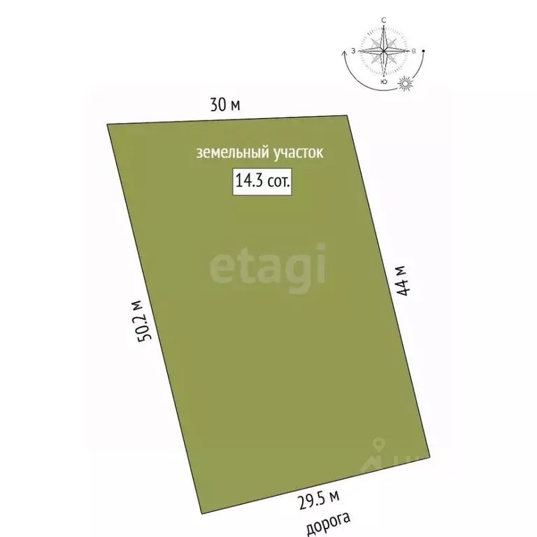 Участок в Забайкальский край, Читинский район, с. Карповка ул. ... - Фото 2