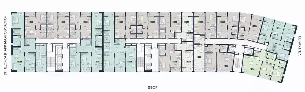 Квартира-студия, 33,4 м, 15/30 эт. - Фото 1