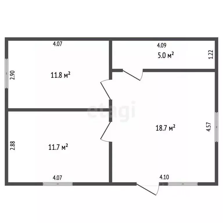 Дом в Крым, Феодосия Труд СПК,  (47 м) - Фото 2