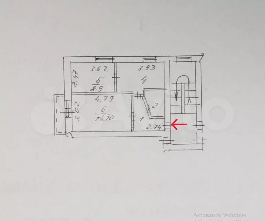 2-к. квартира, 41 м, 4/5 эт. - Фото 0