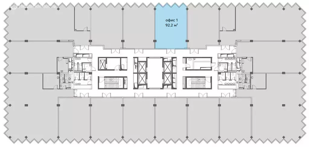 Офис (92.2 м) - Фото 1