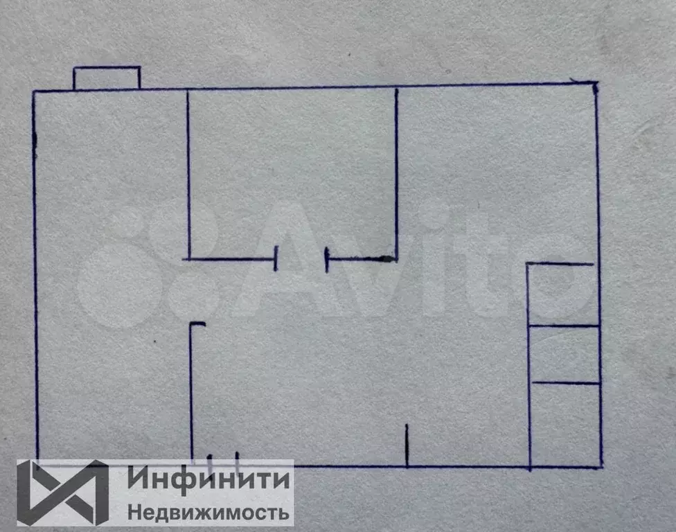 2-к. квартира, 54,1 м, 4/9 эт. - Фото 0