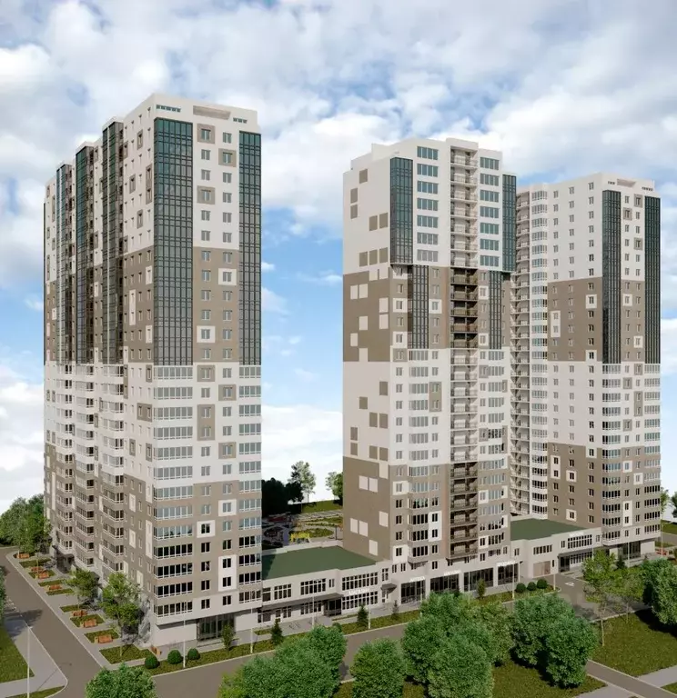 2-к кв. Самарская область, Самара ул. Дыбенко, 5 (75.71 м) - Фото 1